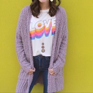 LOVE neon flowy tee / size medium